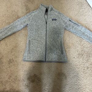 Grey Patagonia sip up jacket